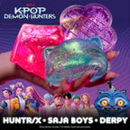 Horizon Group USA Slimygloop Gelli Gels, Netflix Kpop Demon Hunters 3 Pack