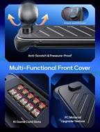 JSAUX Funda protectora dividida para Switch 2 con cubierta frontal