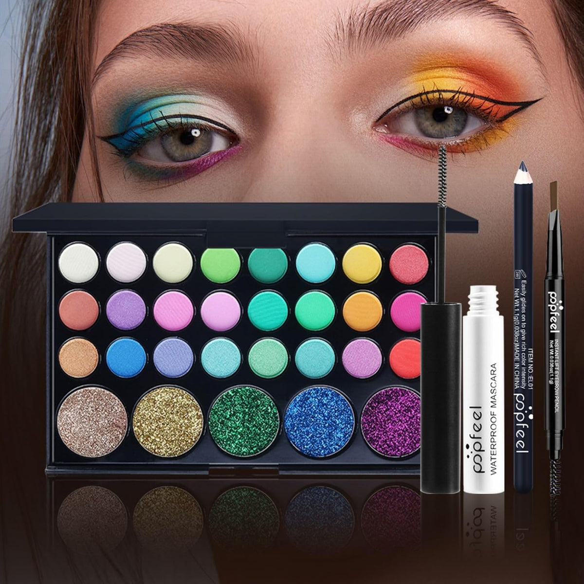 Melearch Caja de maquillaje, regalo surtido sorpresa para festivale...