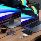 Satechi, Label-Gray, hub USB 4 de 3 puertos, alimentado