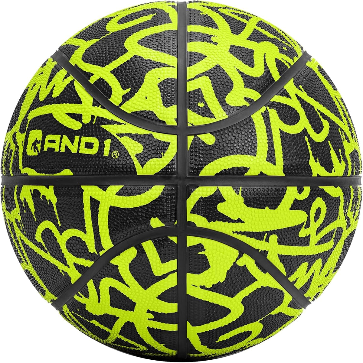 AND1 Fantom Classic Graffiti - Balón de baloncesto de goma, tamaño 27.5
