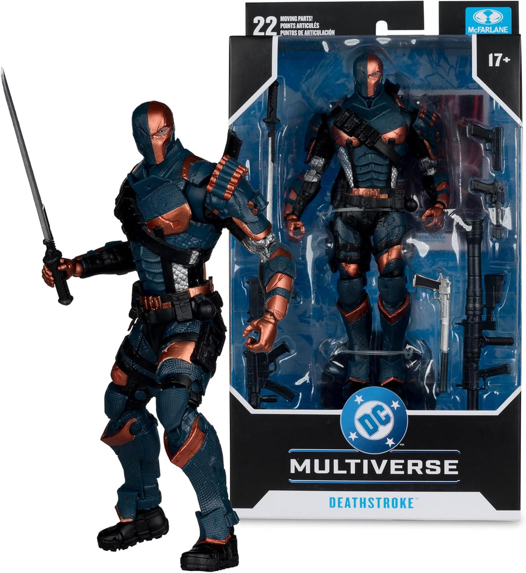 McFarlane Toys -DC Multiverse Deathstroke (Arkham Origins) Figura de acción de 7 pulgadas