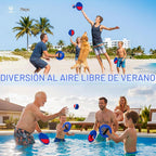 EVERICH TOY Juego de pelotas para lanzar y atrapar, juguetes de piscina de