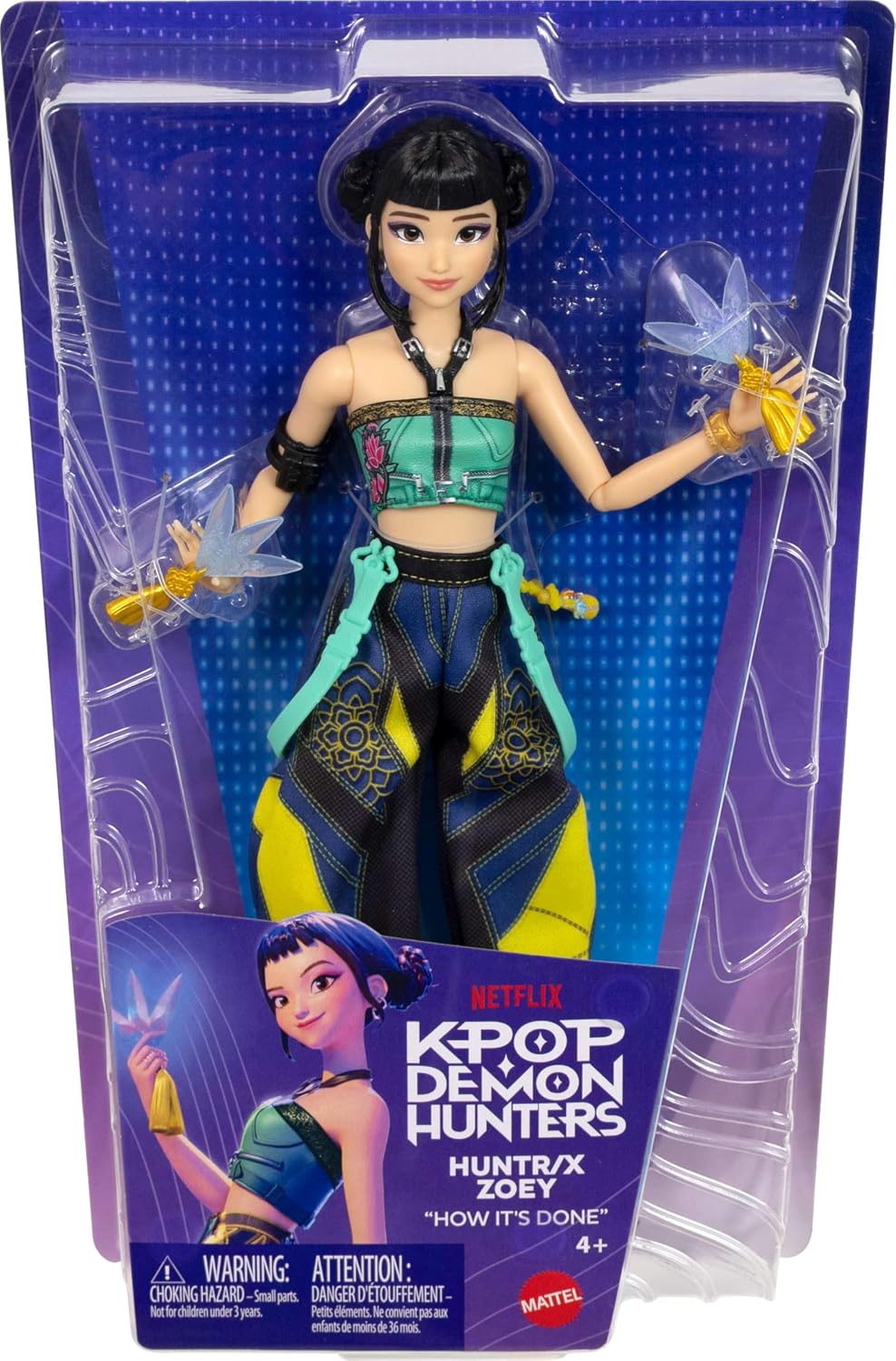​Muñeca Mattel Kpop Demon Hunters HUNTR/X Zoey Fashion