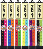 TENZI Dice Party Game - Una Diversión Veloz para Toda la Familia - 4 Juegos de 10 Dados Coloreados con Tubo de Almacenamiento - Los Colores Pueden Variar