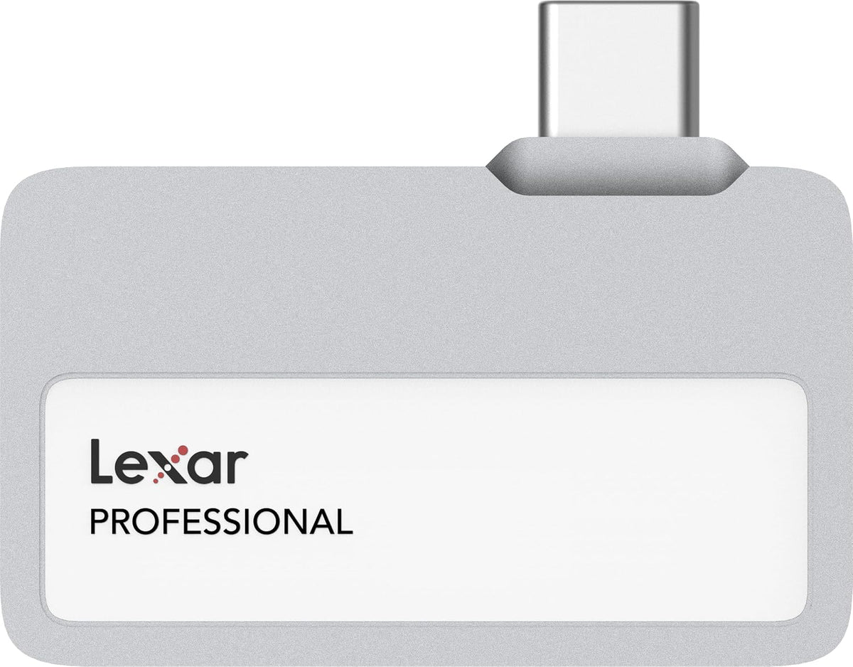Lexar SSD portátil Professional Go de 2 TB, compatible con Apple 4K...