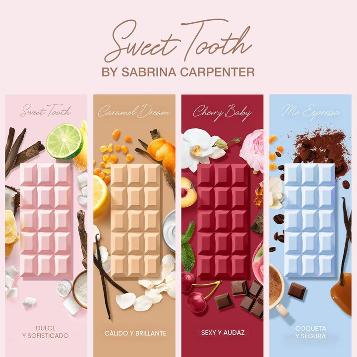 Sabrina Carpenter Sweet Tooth - Eau de Parfum en espray para mujer,...