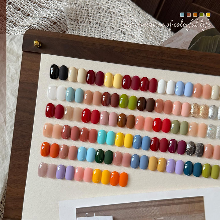GAOY - Juego de 60 esmaltes de uñas de gel, 55 colores para todas l...