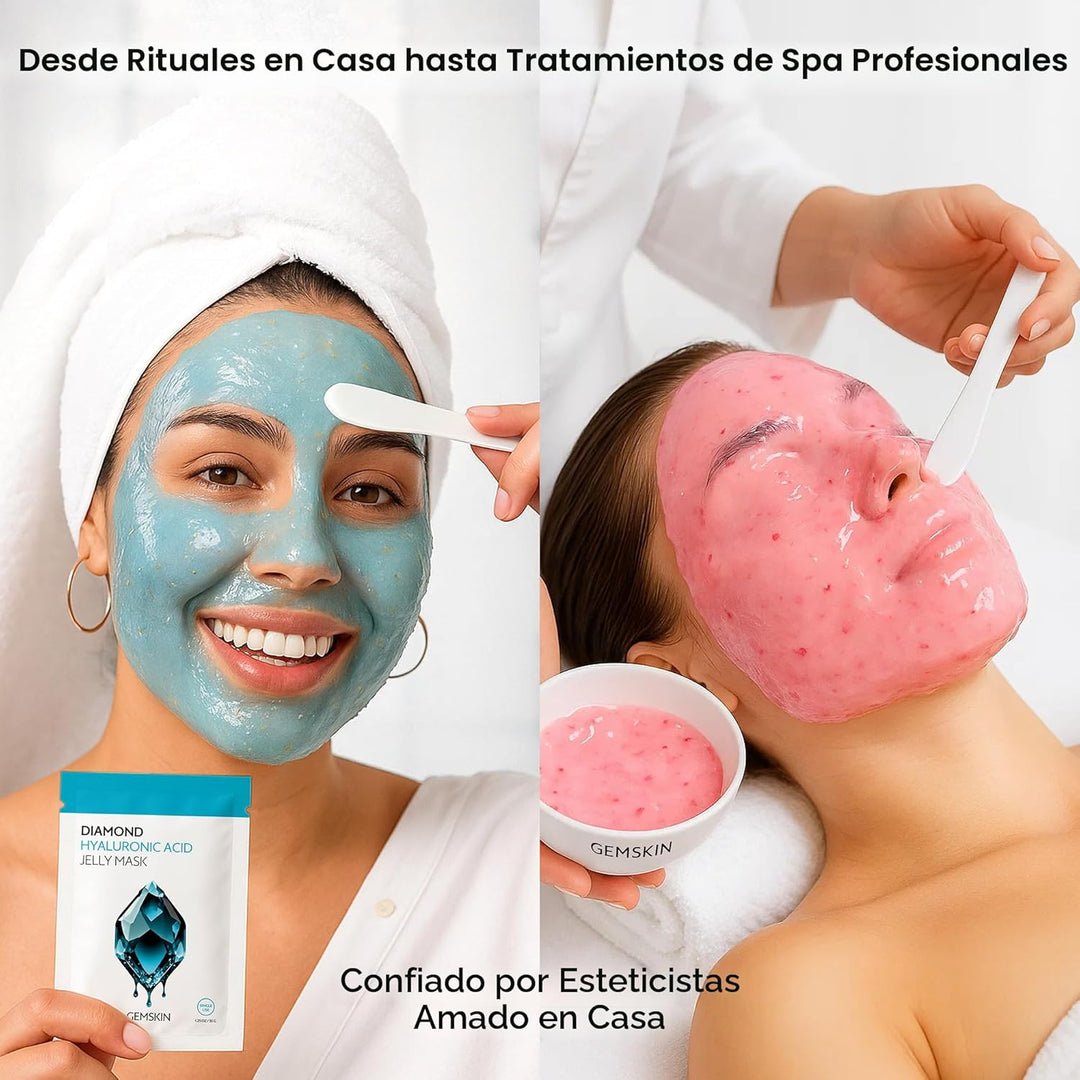 GEMSKIN Mascarilla de gelatina para tratamientos faciales despegabl...