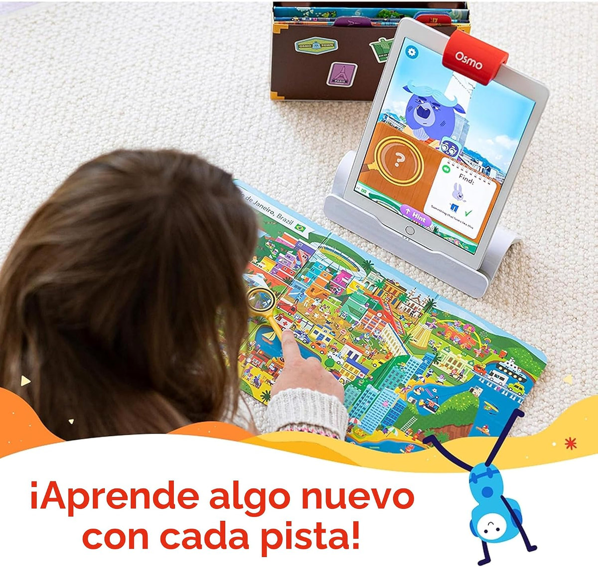 Osmo Agencia de detectives, edades 5-12, resolver misterios, juego STEM, iPad/Fire