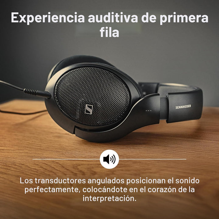 Sennheiser Auriculares audiófilos HD 560 S sobre la oreja, respuest...