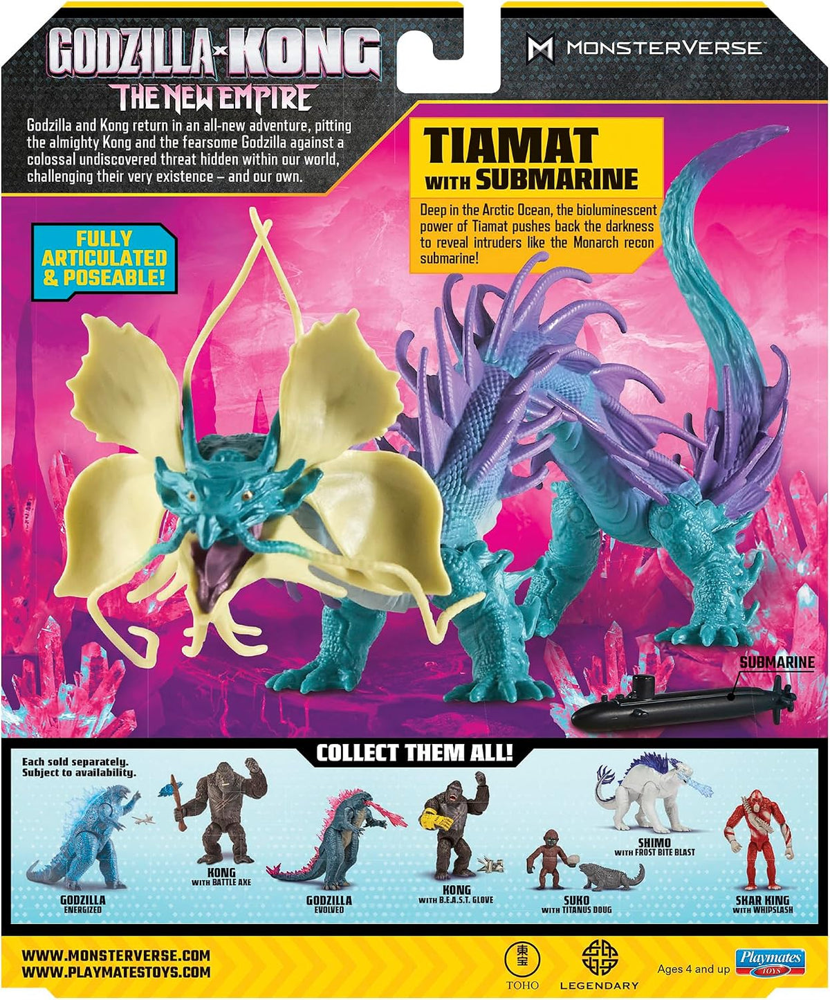 Godzilla X Kong Monsterverse - Figura de acción de 15 cm - TIAMAT