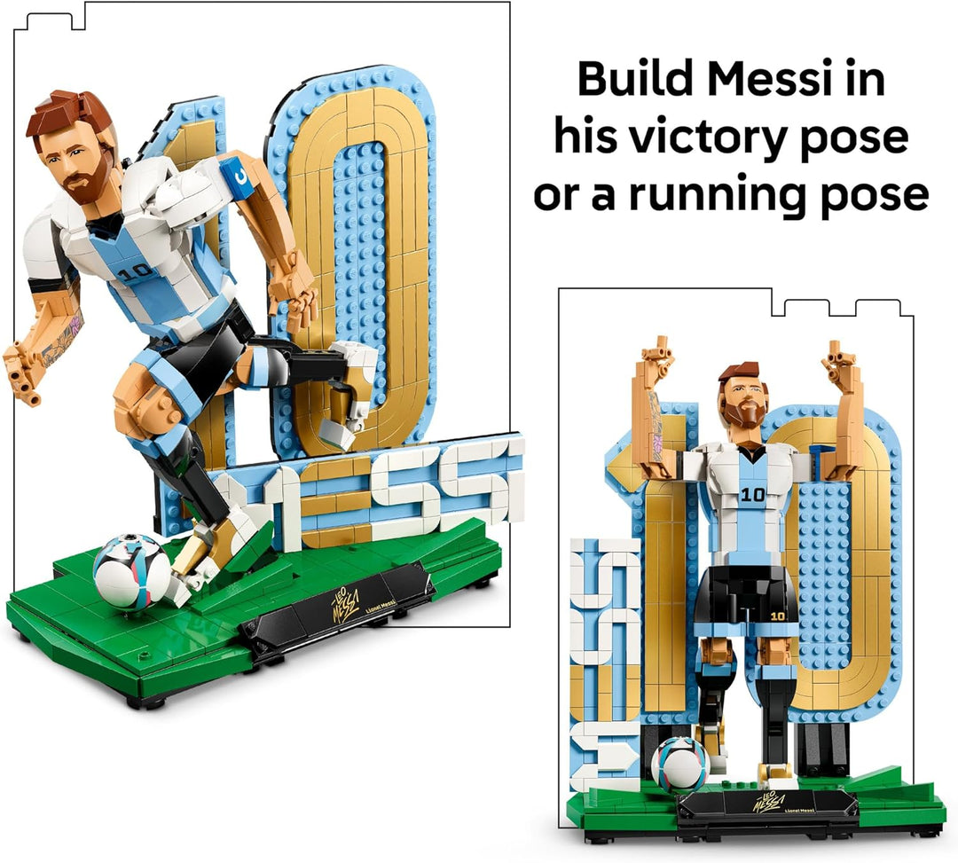LEGO Editions Lionel Messi - Juego de coleccionista, juguete de con...