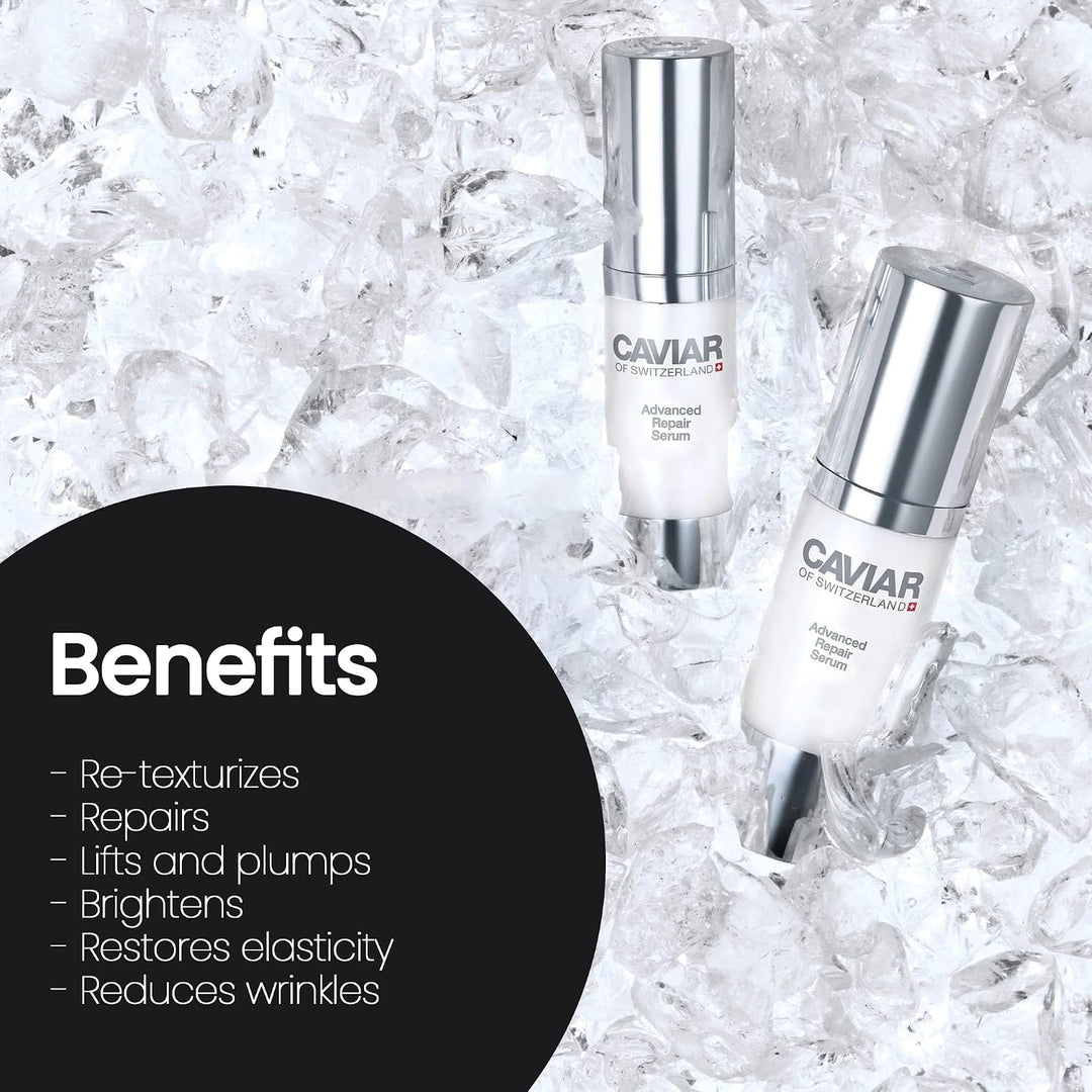 Suero facial de extracto hidratante de caviar \u2013 Suero de repar...