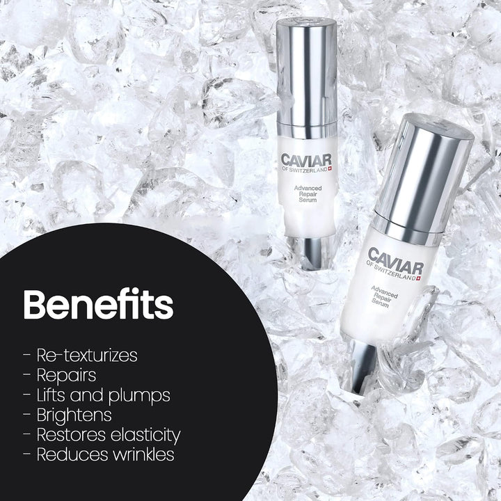 Suero facial de extracto hidratante de caviar \u2013 Suero de repar...