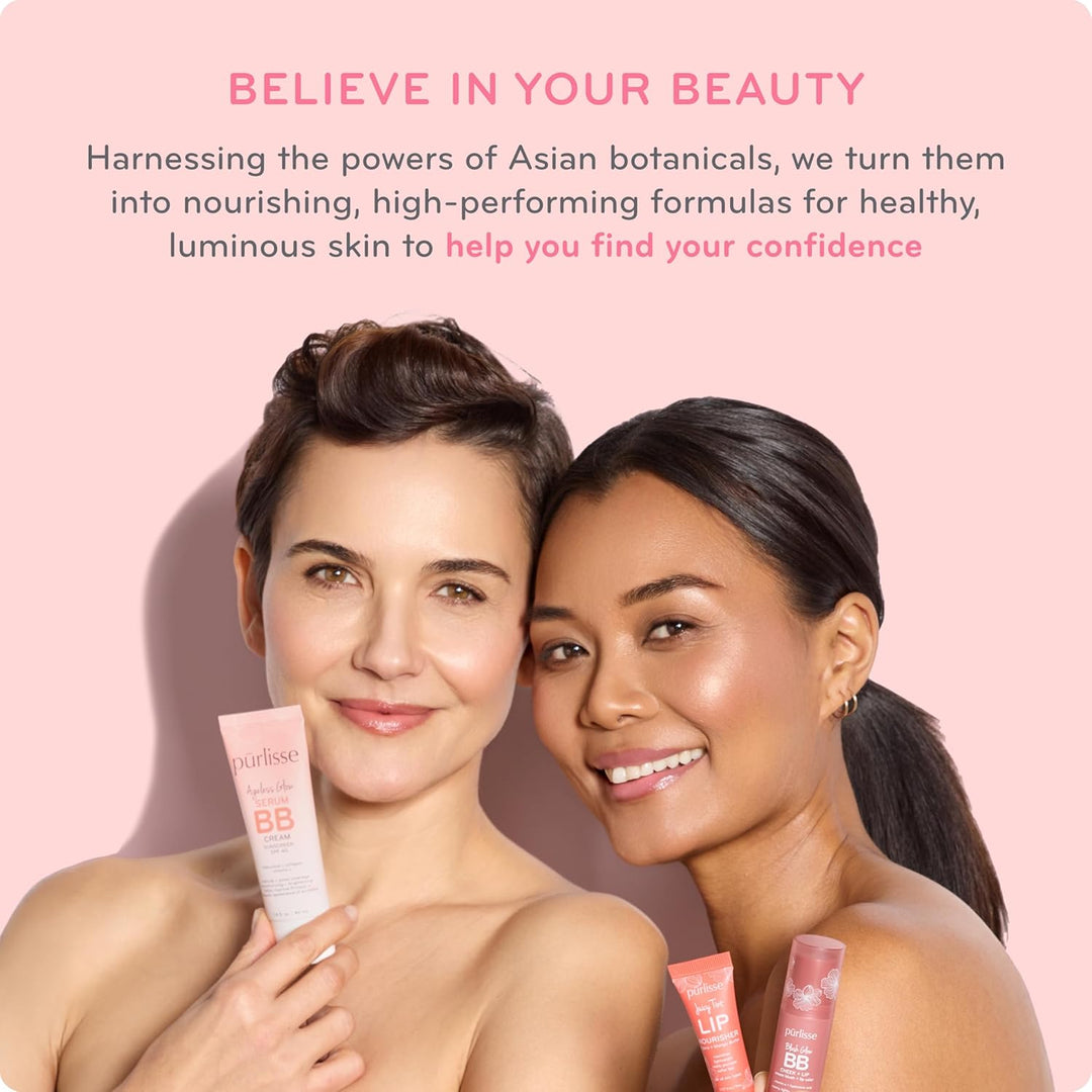 pūrlisse Ageless Glow Serum BB Cream SPF 40 - Glow BB Cream con SPF...