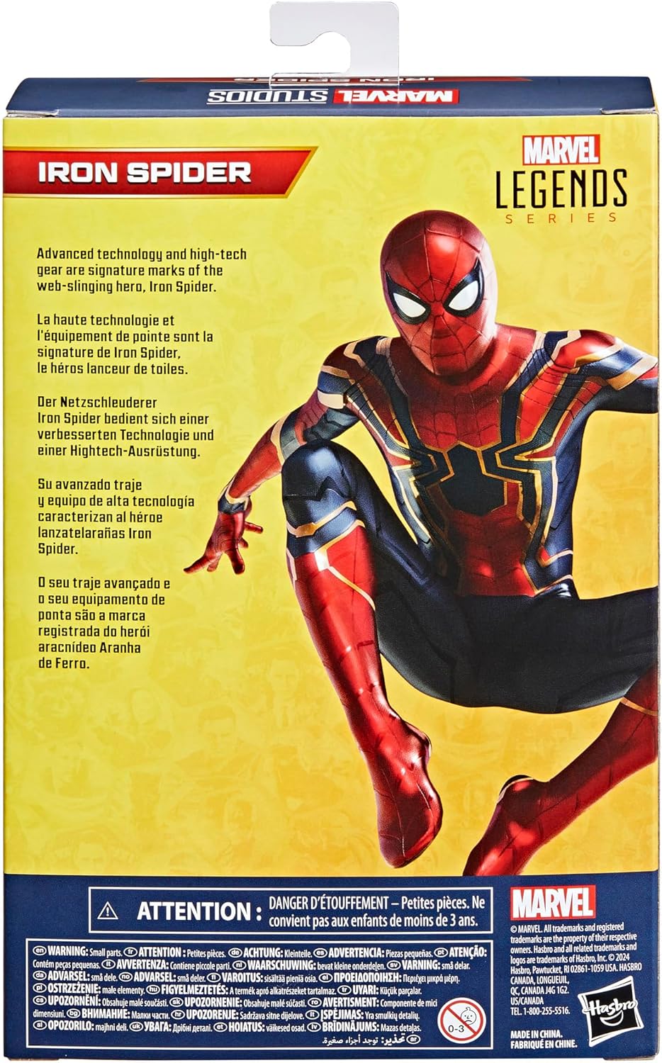 Marvel Legends Series Iron Spider, Avengers: Endgame Figura de acci...