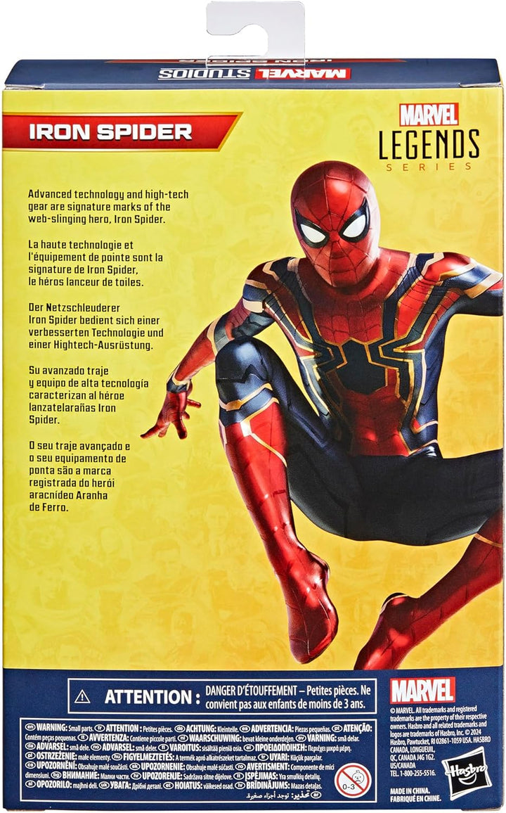Marvel Legends Series Iron Spider, Avengers: Endgame Figura de acci...