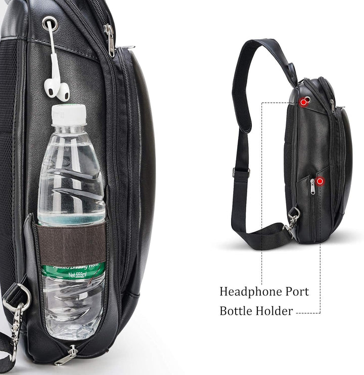 Polare - Bolso bandolera estilo moderno para hombre, para viaje\/se...