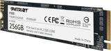 Patriot P300 M.2 PCIe Gen 3 x4 256GB SSD de bajo consumo de energía