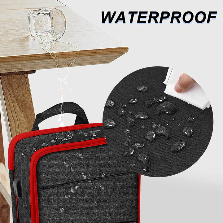 ZINZ Mochila delgada y expandible para laptop con funda de 15, 15.6...