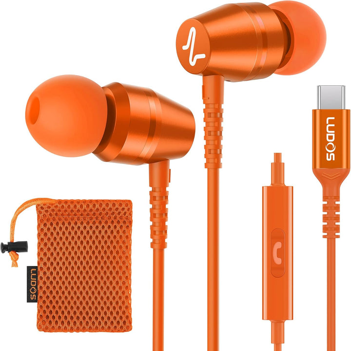 LUDOS OMNITONE Auriculares USB C para iPhone 16 15 Pro Max Plus iPa...