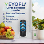 VEYOFLY Trampas para moscas de frutas para interiores enchufables UV