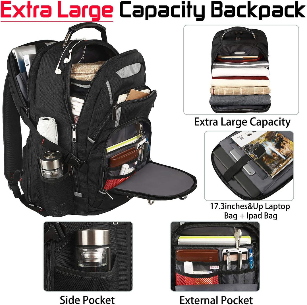 Mochila para portátil de 18.4" para hombres, mochila extra gran...