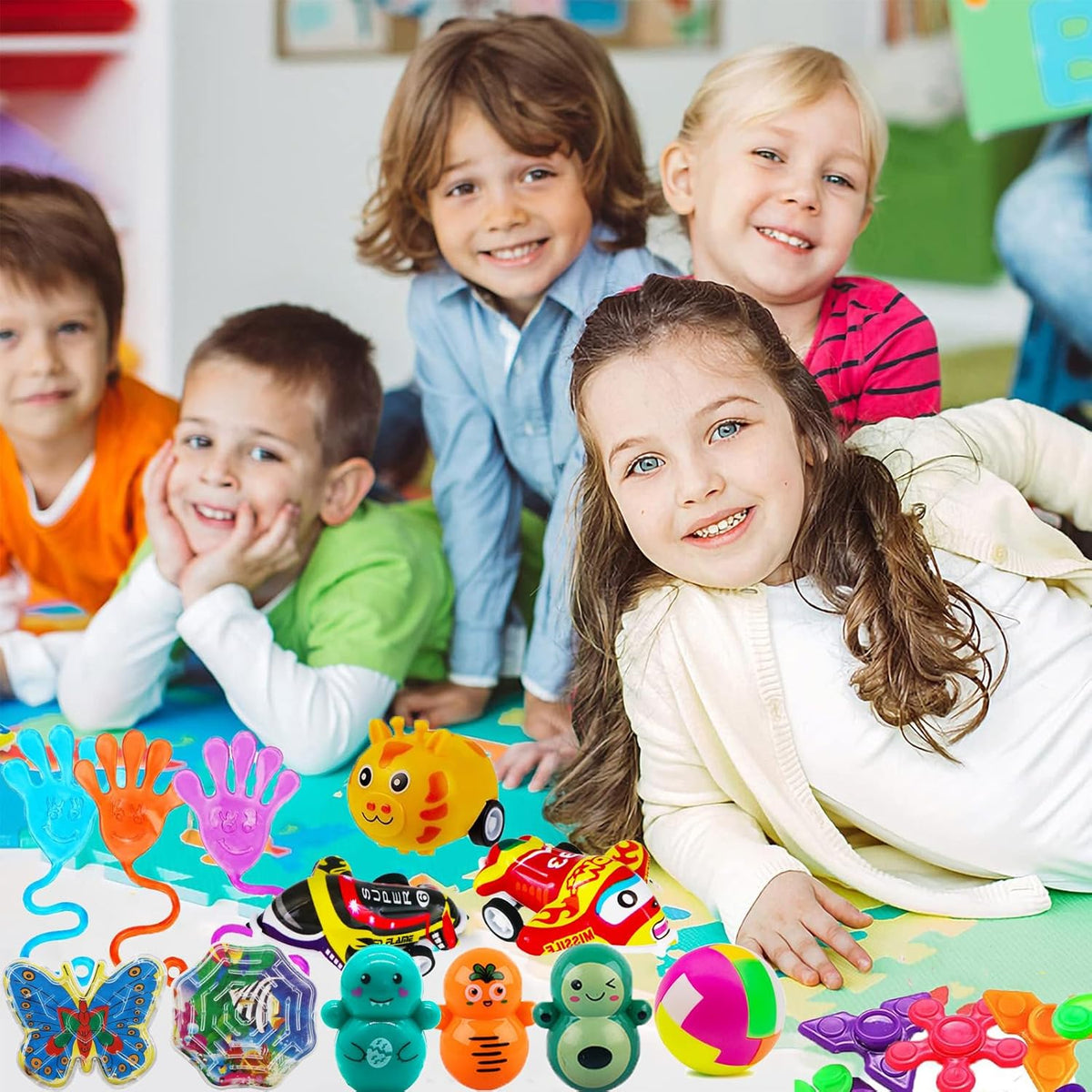Taulaap 126 piezas de recuerdos de fiesta Pop para niños