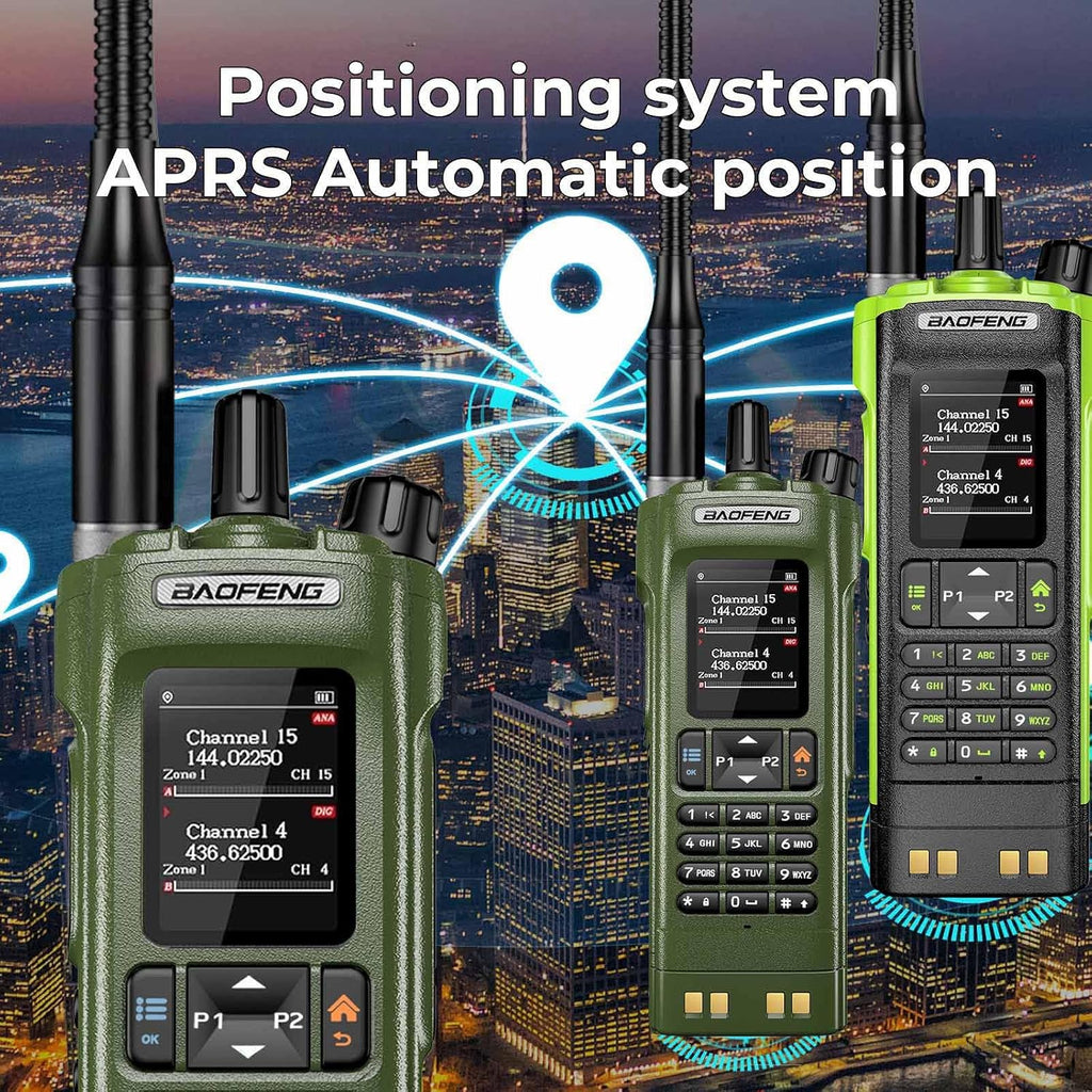 BAOFENG DM32 DM-32UV DMR Radio,Walkie Talkies de largo alcance,Radio de
