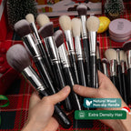 Conjunto de brochas de maquillaje profesional 32 piezas de pelo