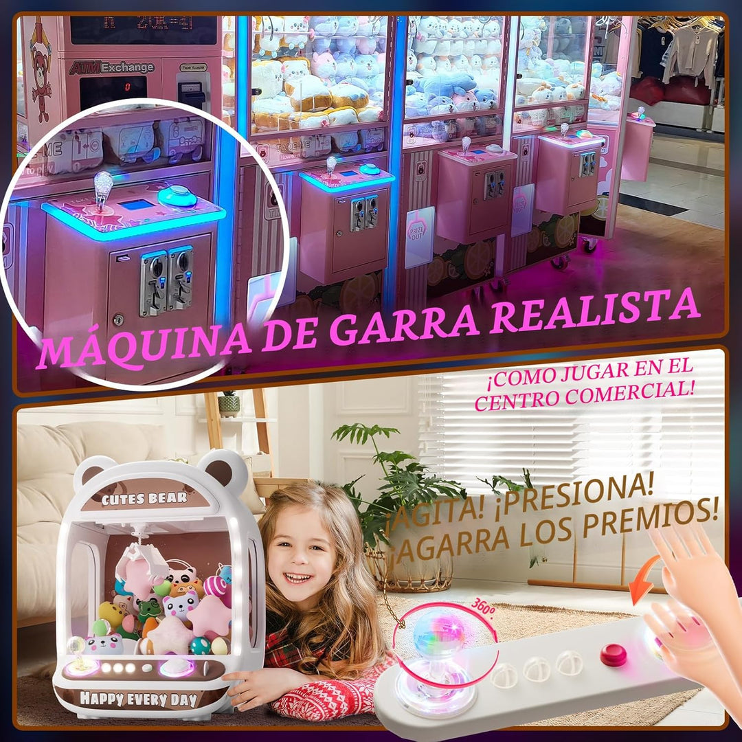 Skirfy Máquinas de garras para niños, juguetes de unicornios para n...