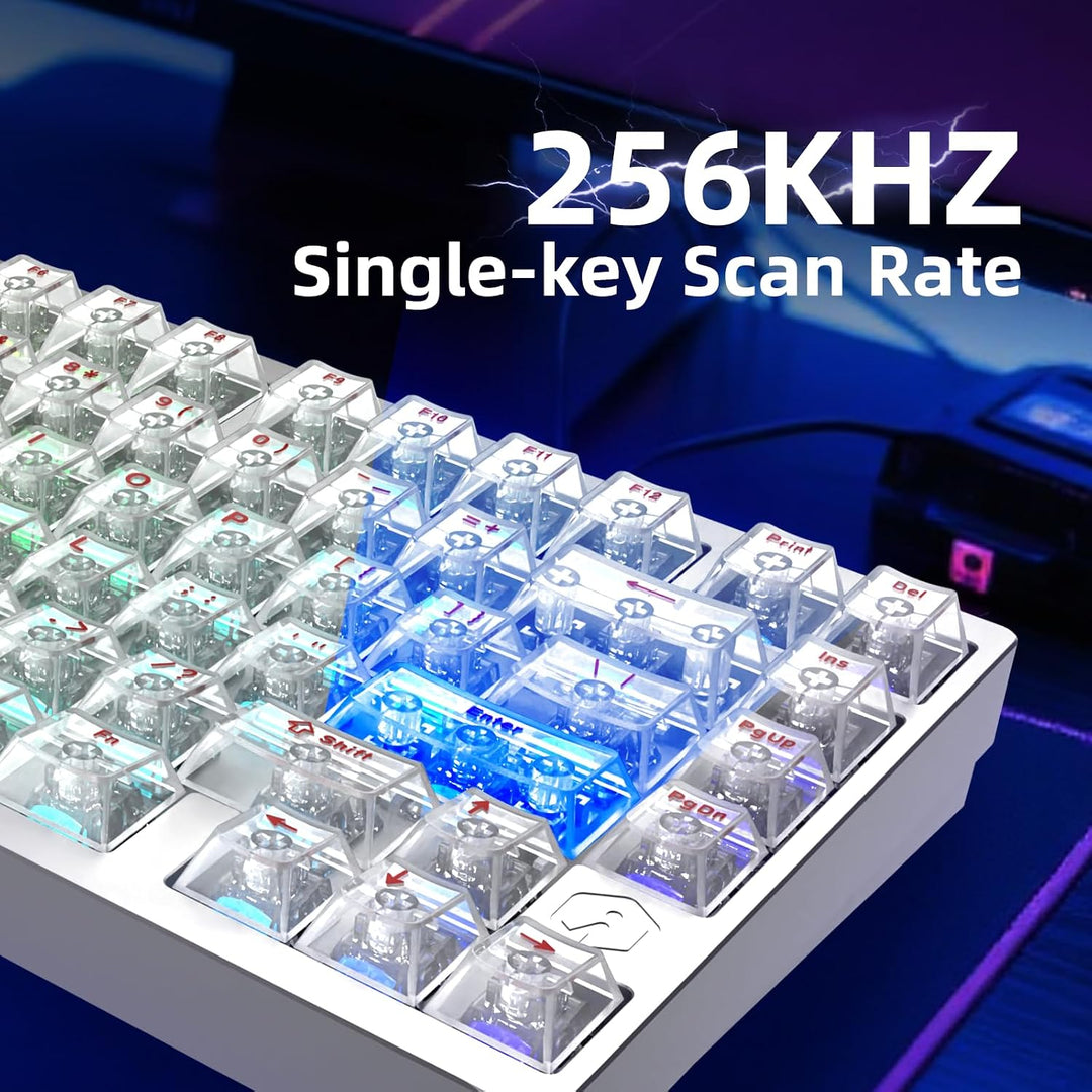 IROK MG75MAX Teclado con interruptor magnético con cable de 81 tecl...