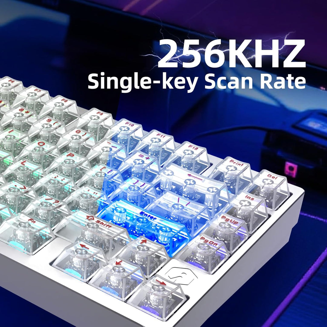 IROK MG75MAX Teclado con Interruptor Magnético Cableado de 81 Tecla...