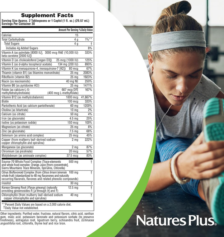 NaturesPlus Source of Life - Líquido de frutas tropicales, 30 onzas...