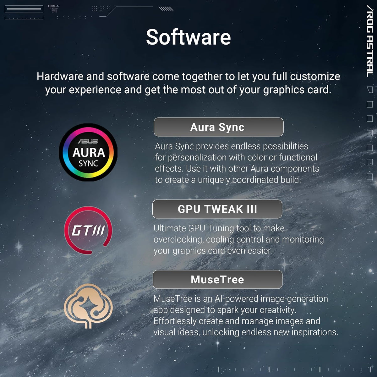 ASUS ROG Astral GeForce RTX™ 5080 16GB GDDR7 Edición OC Blanca - Ta...