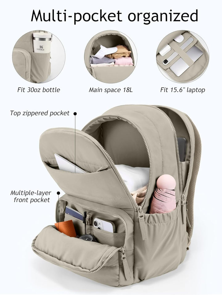 Mochila de viaje Uselike para mujeres, mochila para portátil de 15....
