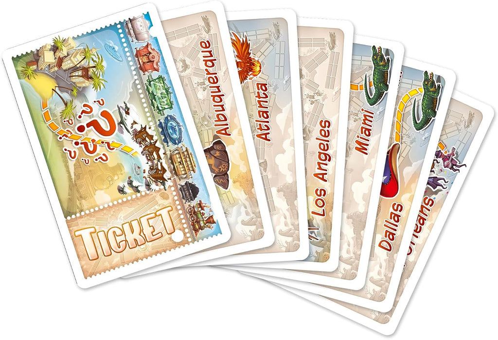 Ticket to Ride: Juego de mesa First Journey para niños y familias