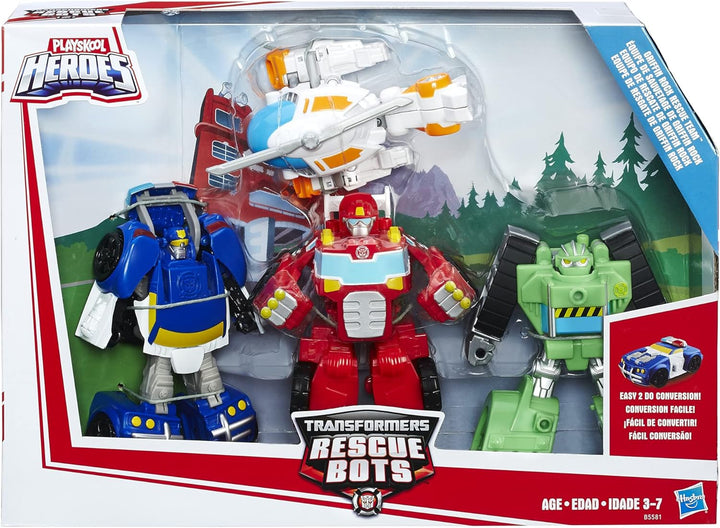 Transformers Rescue Bots Griffin Rock Team Figuras de acción (exclu...