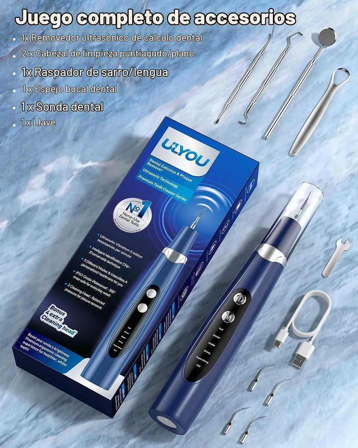 Removedor de placa para dientes, removedor de sarro para dientes co...