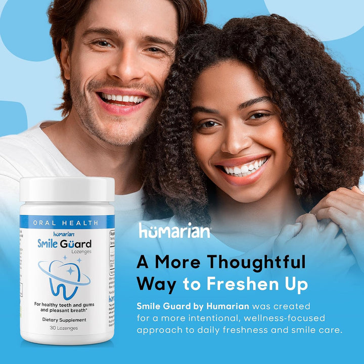 Humarian Smile Guard Pastillas de salud oral, fórmula innovadora co...