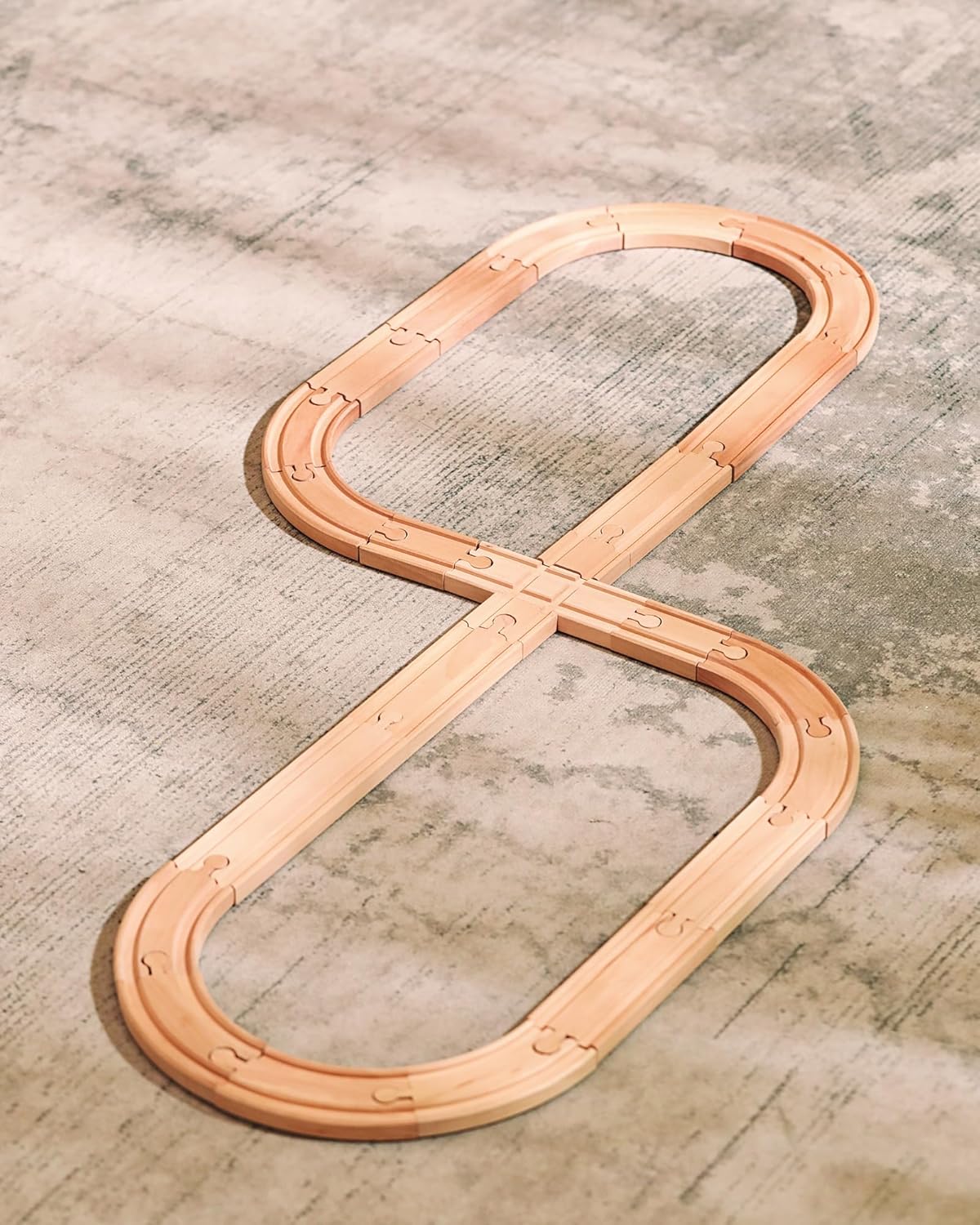 SainSmart Jr Tren de madera 24 piezas expansión de pista