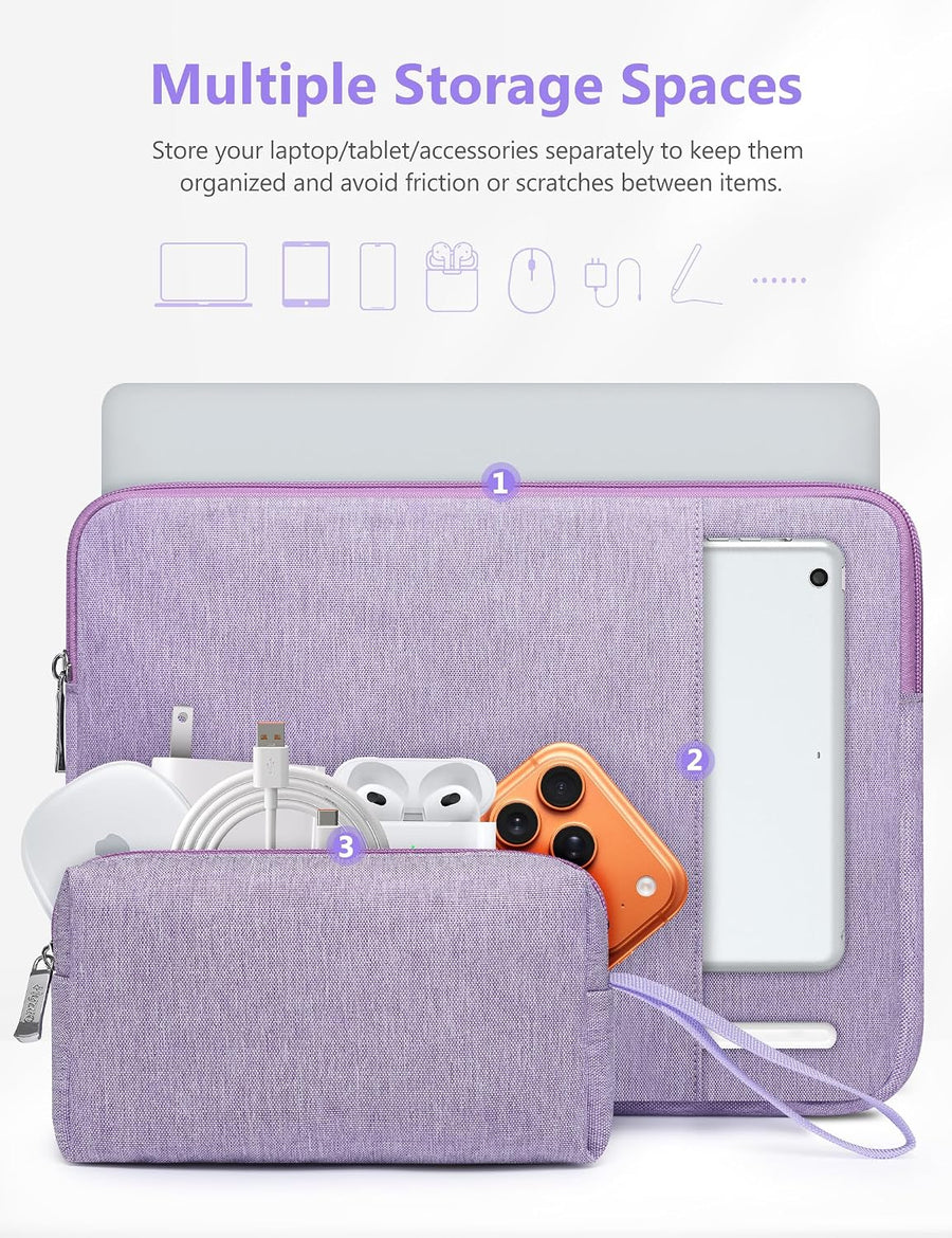 HYZUO Funda para portátil de 17-17.3 pulgadas, juego de bolsas para...
