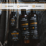 Live Bearded Kit completo de aseo para barba, fabricado en los Esta...