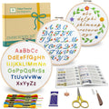 Bradove Alphabet Embroidery Kit para Beginners con Patterns