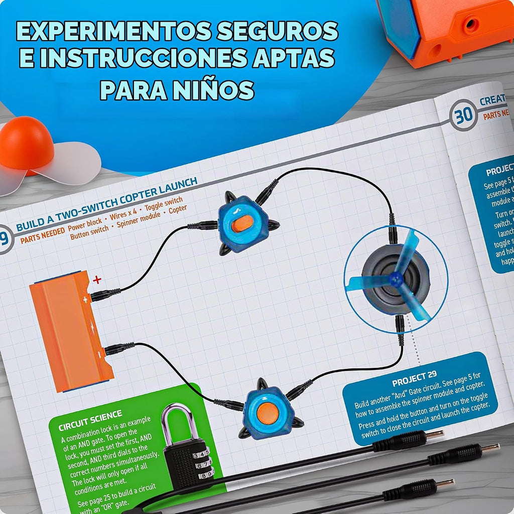 National Geographic Circuit Kit para Kids con 120 Electrical Projects