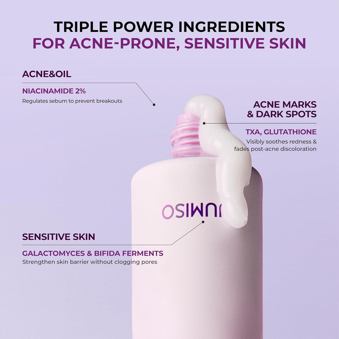 JUMISO Niacinamide 2% Oil Control Moisturizer \u2013 Crema de gel d...