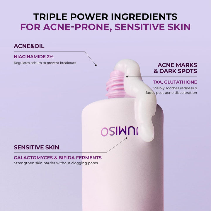 JUMISO Niacinamide 2% Oil Control Moisturizer \u2013 Crema de gel d...