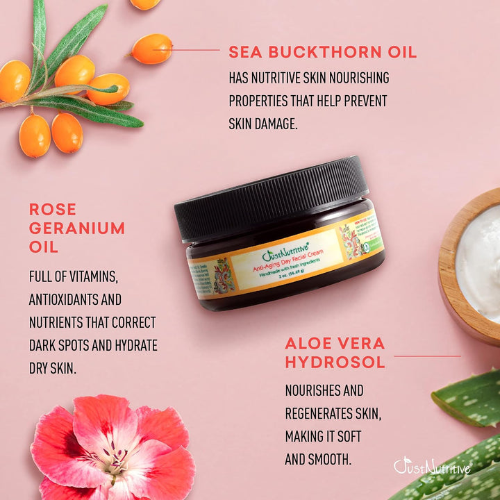 Just Nutritive Crema facial de día antienvejecimiento | Mejor crema...
