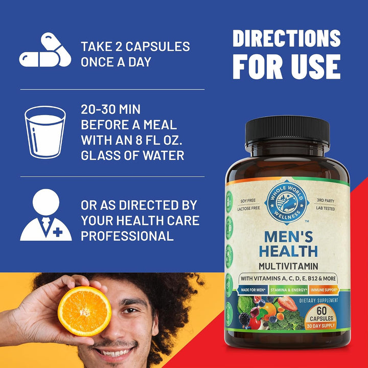 Whole World Wellness Suplemento multimineral multivitamínico diario...